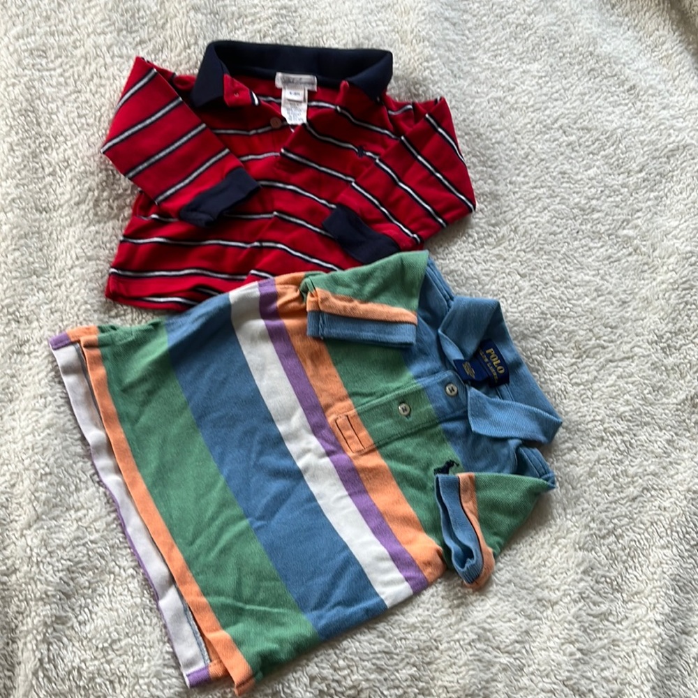 Baby boys, Ralph Lauren polo’s 6-9 months